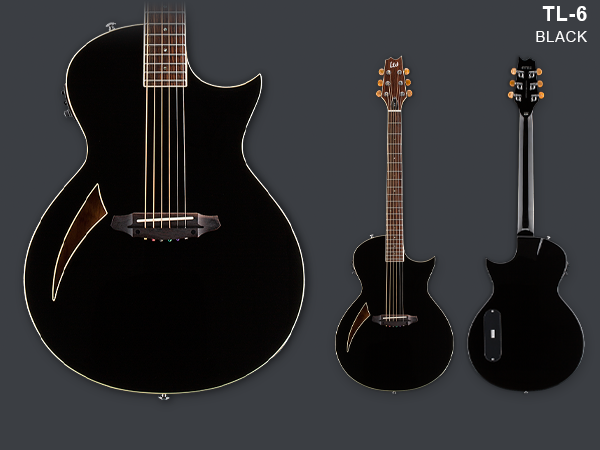 Amazon.com: ESP LTD TL-6 Acoustic-electric Guitar - Black