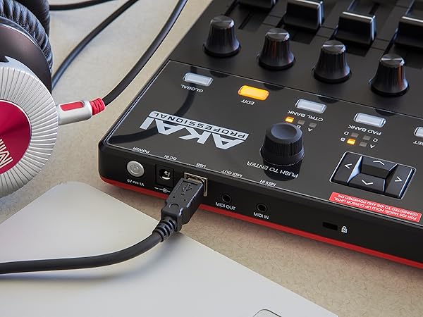 Amazon.co.jp: Akai Professional USB MIDIコントローラー 16パッド 4