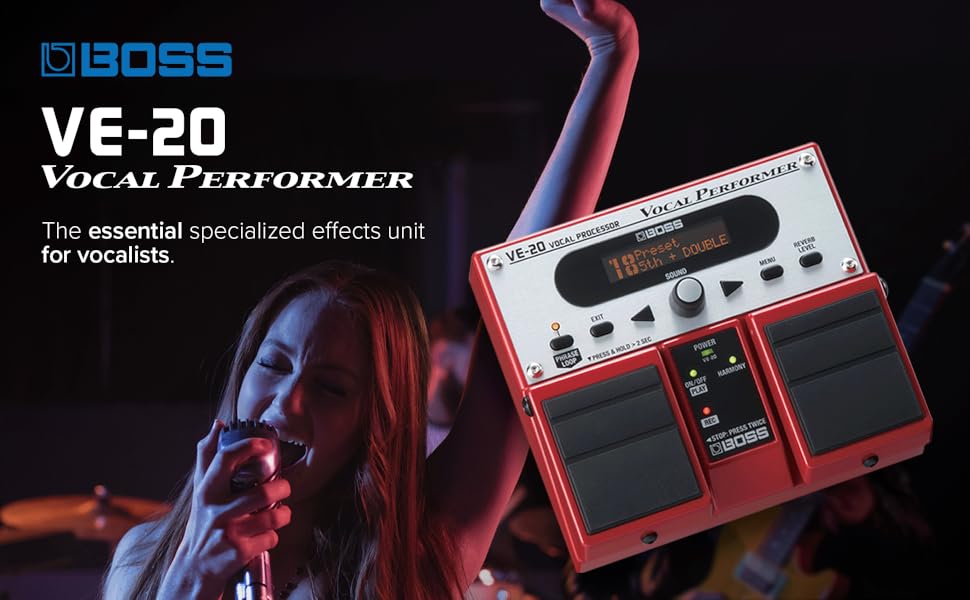 Amazon.com: BOSS VE-20 Vocal Performer | Specialized Effects Unit