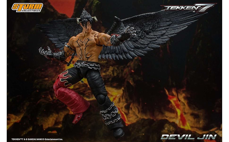 Amazon.com: Storm Collectibles - Tekken 7 - Devil Jin, 1/12 Action