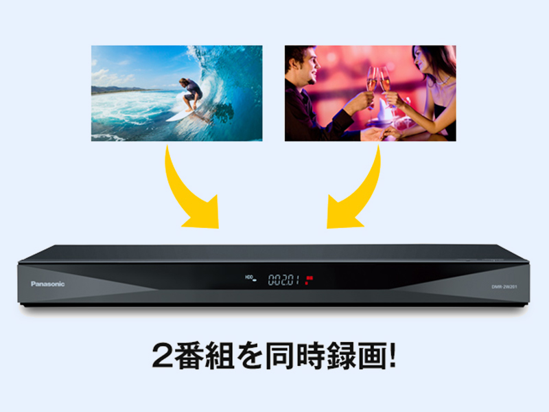 Amazon | パナソニック 500GB 2チューナー ブルーレイレコーダー