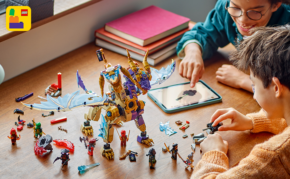 Amazon.com: LEGO NINJAGO Arc Dragon of Focus Battle Playset - Kids