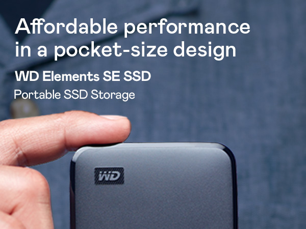 Amazon.com: Western Digital 2TB Elements SE - Portable SSD, USB