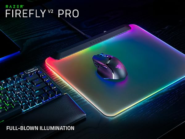 Amazon.com: Razer Firefly V2 Pro Fully Illuminated RGB Gaming