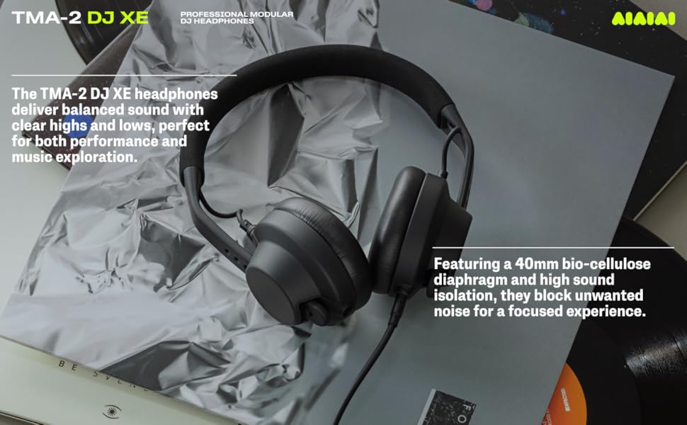Amazon.com: AIAIAI TMA-2 DJ XE Ultra Light Weight DJ Headphones