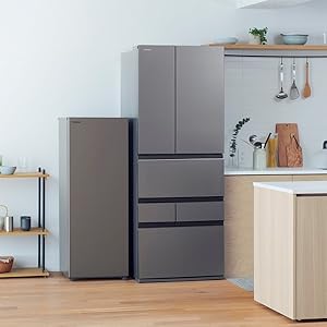 Amazon.co.jp: TOSHIBA(東芝) 冷凍庫 幅47.9㎝ 135L GF-W14HS(HT) 1