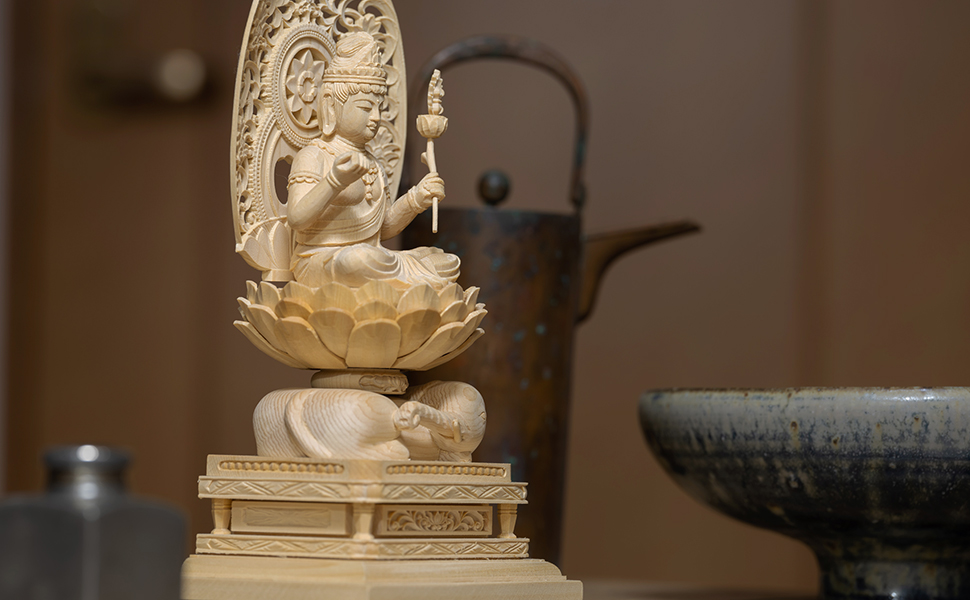 掛軸 国宝 普賢菩薩像 木箱 工芸印刷 賢美閣 仏事 仏画 仏像 1-1-3