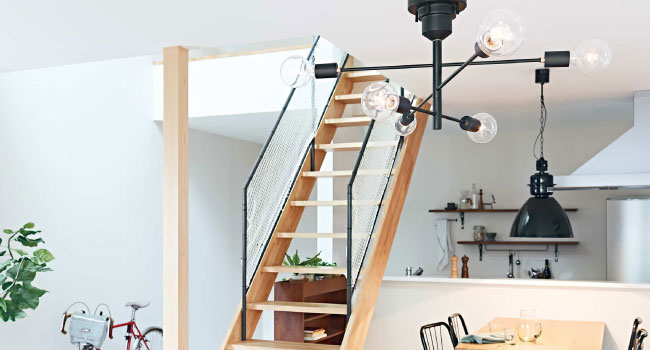 Amazon.co.jp : インターフォルム ペンダントライト LT-1864BK