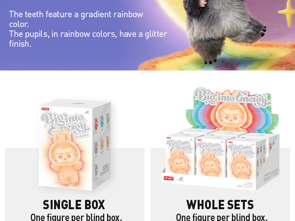 Amazon.com: POP MART The Monsters Big into Energy Series-Vinyl