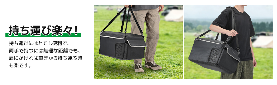 Amazon.co.jp: F40C4TMP 車載冷蔵庫 バッグ 9L 汎用 保冷 持ち運び