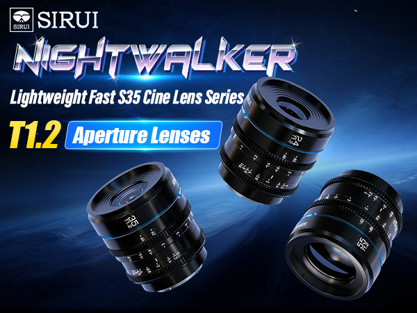 Amazon.com : SIRUI Night Walker 24mm S35 Manual Focus Cine Lens