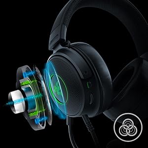 Amazon.co.jp: Razer Kraken V3 HyperSense ゲーミングヘッドセット