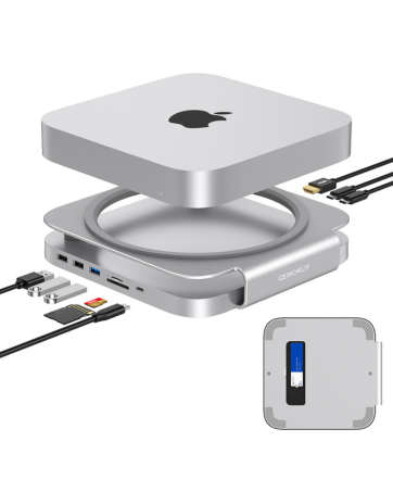 Amazon.com: GEWOKLIY Mac mini Studio Dock and Stand, Hub with SSD