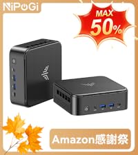 Amazon.co.jp: NIPOGI ミニpc 【2025新版】 AMD Ryzen 5 7430U (6C/12T