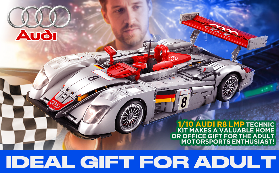 Amazon.com: MOCBURIKU Audi R8 LM-P 24H Le Mans Winner, Collectible