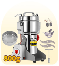 Amazon.co.jp: CGOLDENWALL 400g粉末ミル 電動粉砕機 スイング型 穀物