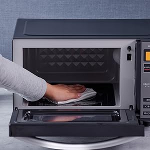 Amazon | アイリスオーヤマ 電子レンジ 18L ミラーガラス フラット