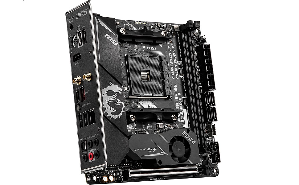 Amazon | MSI MPG B550I GAMING EDGE MAX WIFI マザーボード Mini-ITX