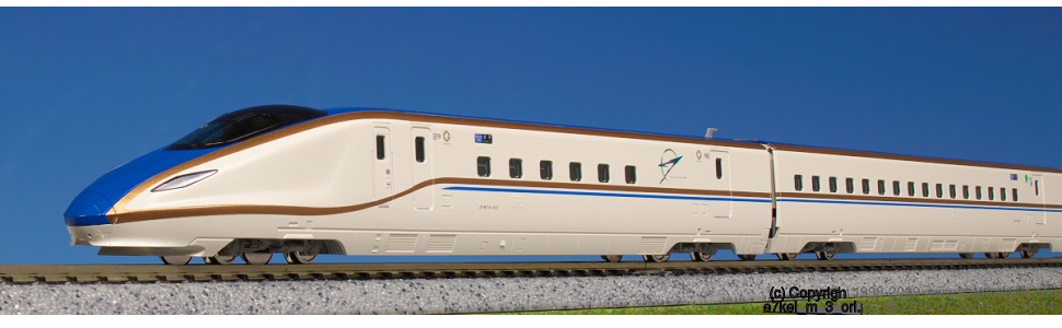 Amazon | KATO Nゲージ E7系 北陸新幹線 かがやき 基本 3両セット 10