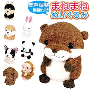 Amazon.co.jp: MAXZIQF オスト(Osute) まねまね録音 カワウソ : おもちゃ