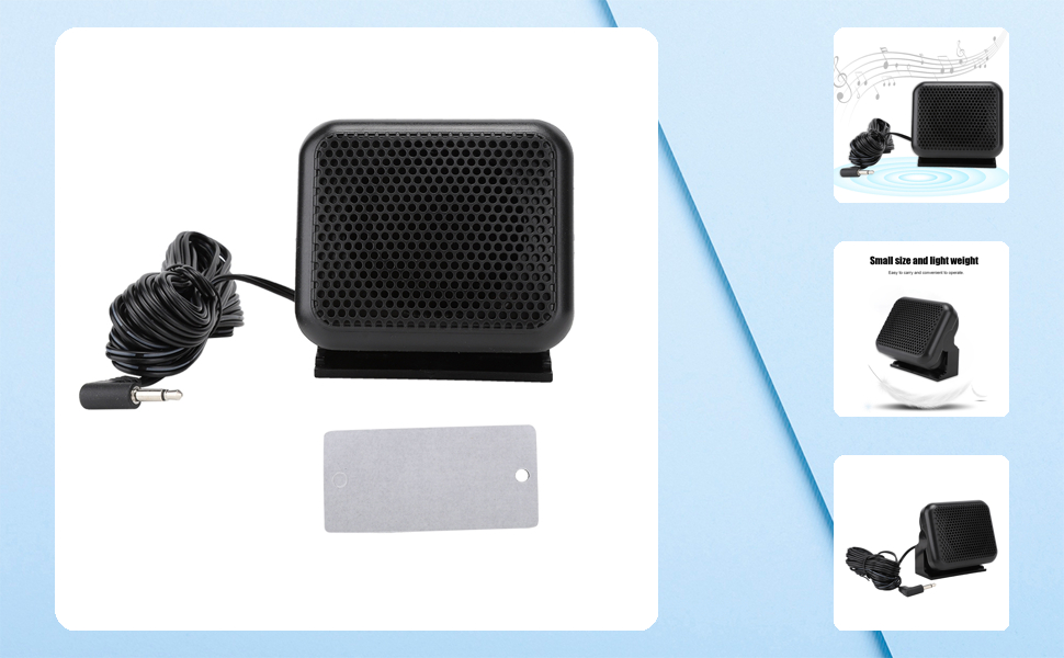 Amazon | Vbestlife カーラジオスピーカー ミニ ポータブル 有線