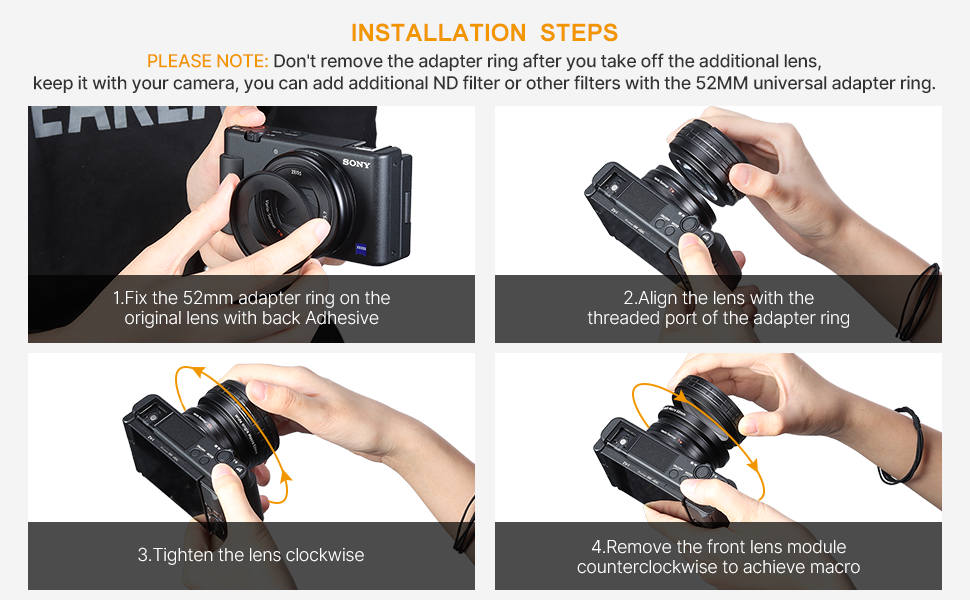 Amazon.com : ULANZI Creative ZV-1 Wide Angle/Macro Additional Lens