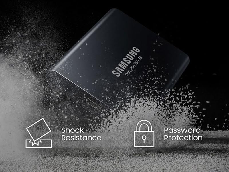 Amazon.com: SAMSUNG T5 Portable SSD 1TB - Up to 540MB/s - USB 3.1