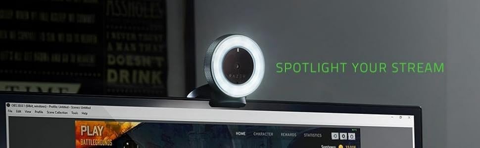 Amazon.co.jp: Razer Kiyo ウェブカメラ 1080p/30FPS 720p/60FPS