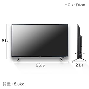 IRIS OHYAMA 43型4K液晶テレビ43XUB30 2021年製 Amazon | アイリス
