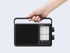 Amazon.com: Sony ICF-506 Analog Tuning Portable FM/AM Radio, Black