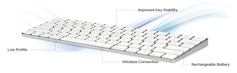 Amazon.com: Apple Wireless Magic Keyboard 2 -MLA22LL/A withApple