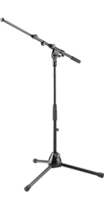Amazon.co.jp: K&M ブーム式マイクスタンド ST210/2B (21020B) 高さ