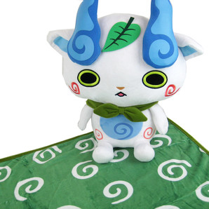 Amazon.co.jp: 妖怪ウォッチ ブランケット入りぬいぐるみだニャン コマ