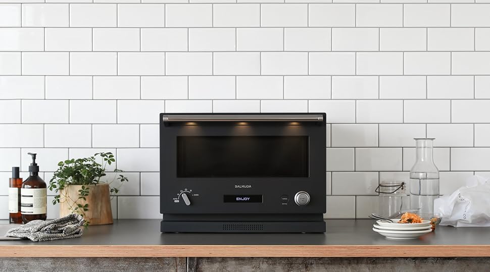 Amazon | バルミューダ ザ・レンジ オーブンレンジ ブラック BALMUDA