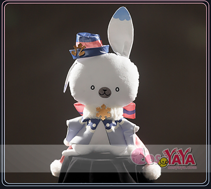 雪ミク 2023 冬麗 ウサギのぬいぐるみ コスプレ道具 VOCALOID