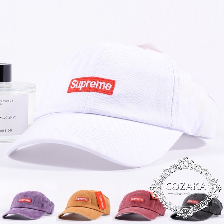 シュプリーム 野球帽子 supreme box logo ベースボールキャップ