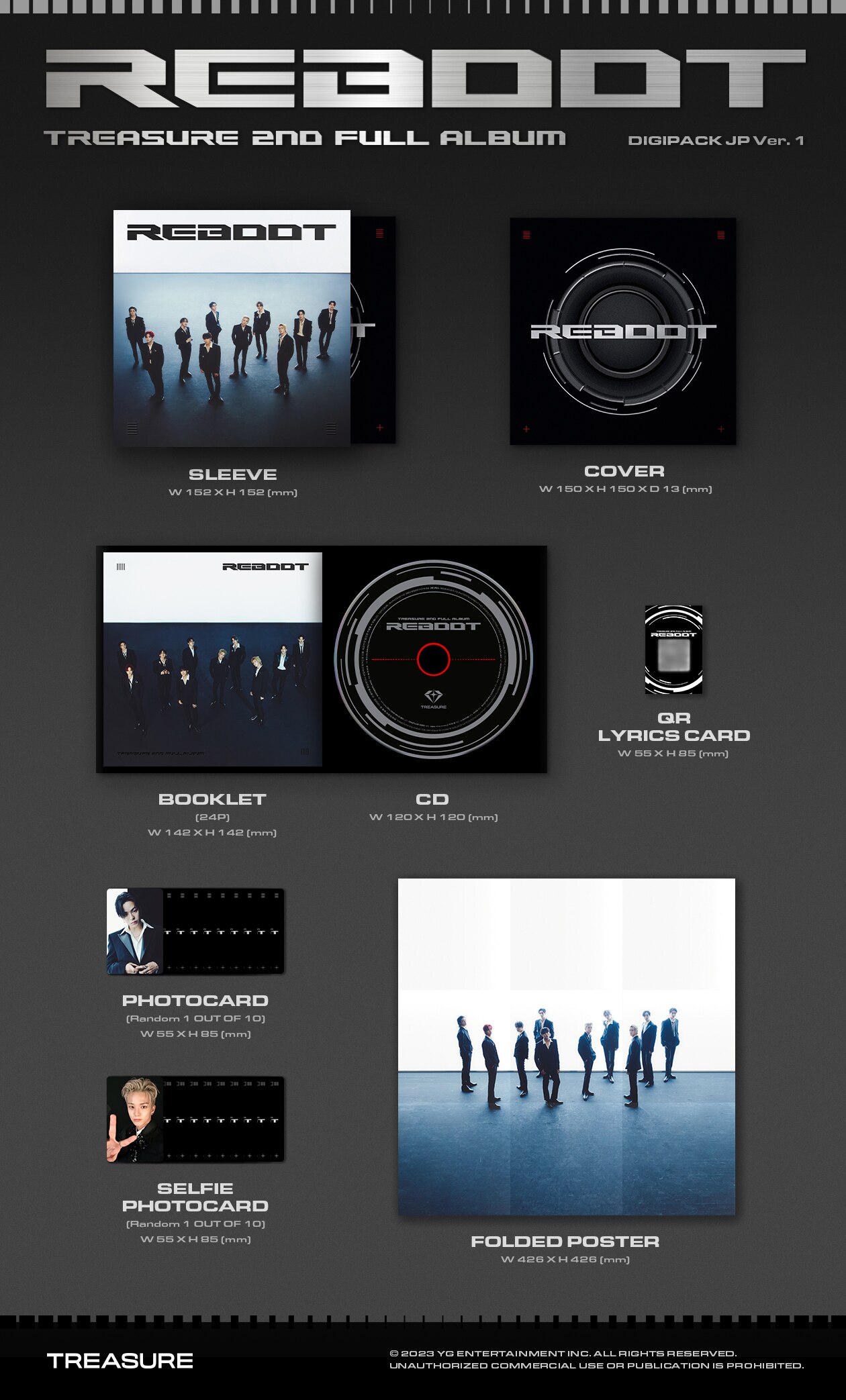 2nd FULL ALBUM『REBOOT』 - DISCOGRAPHY | TREASURE（トレジャー