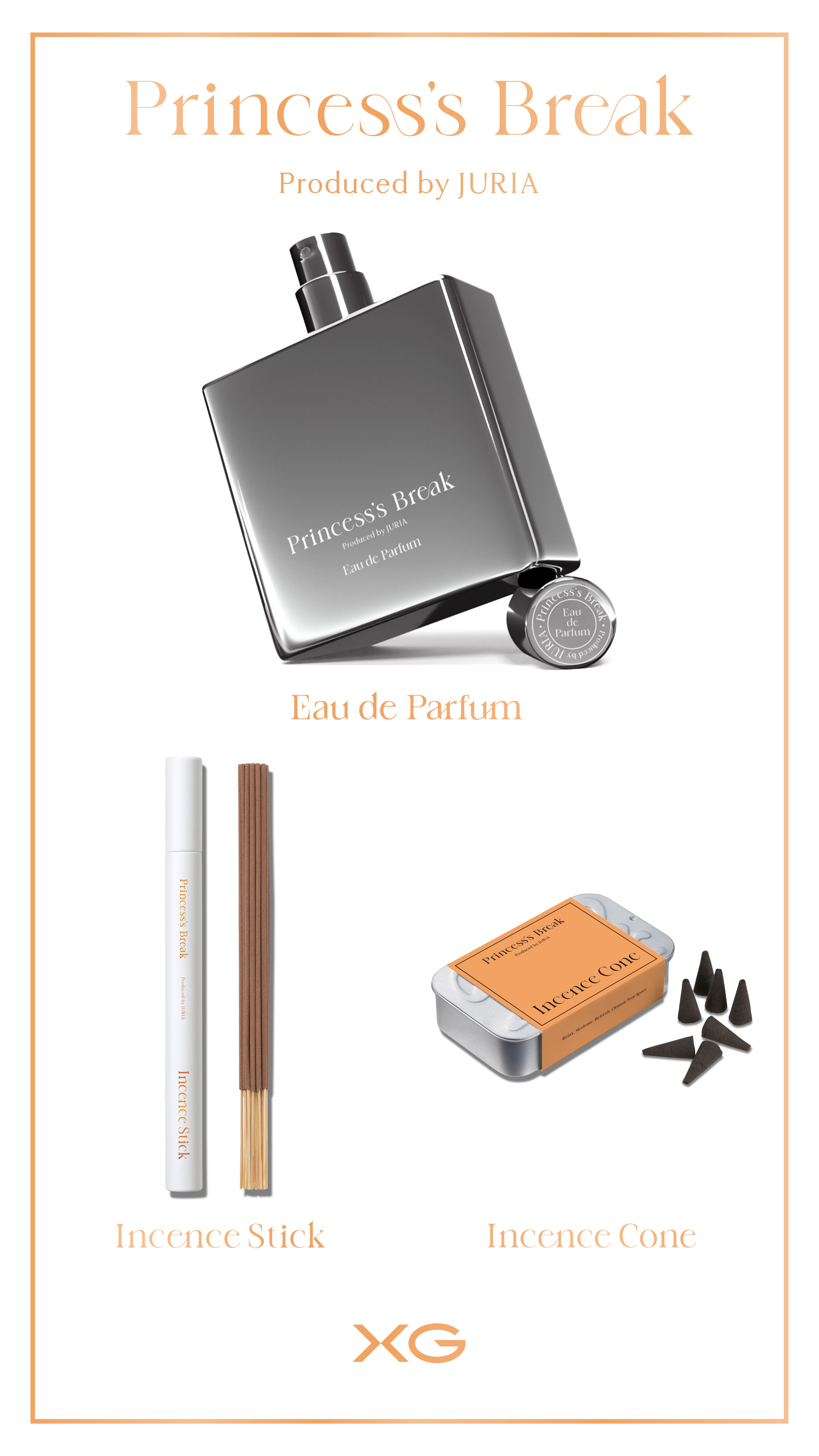 XG 3rd ANNIVERSARYシリーズ・メンバープロデュースのフレグランス