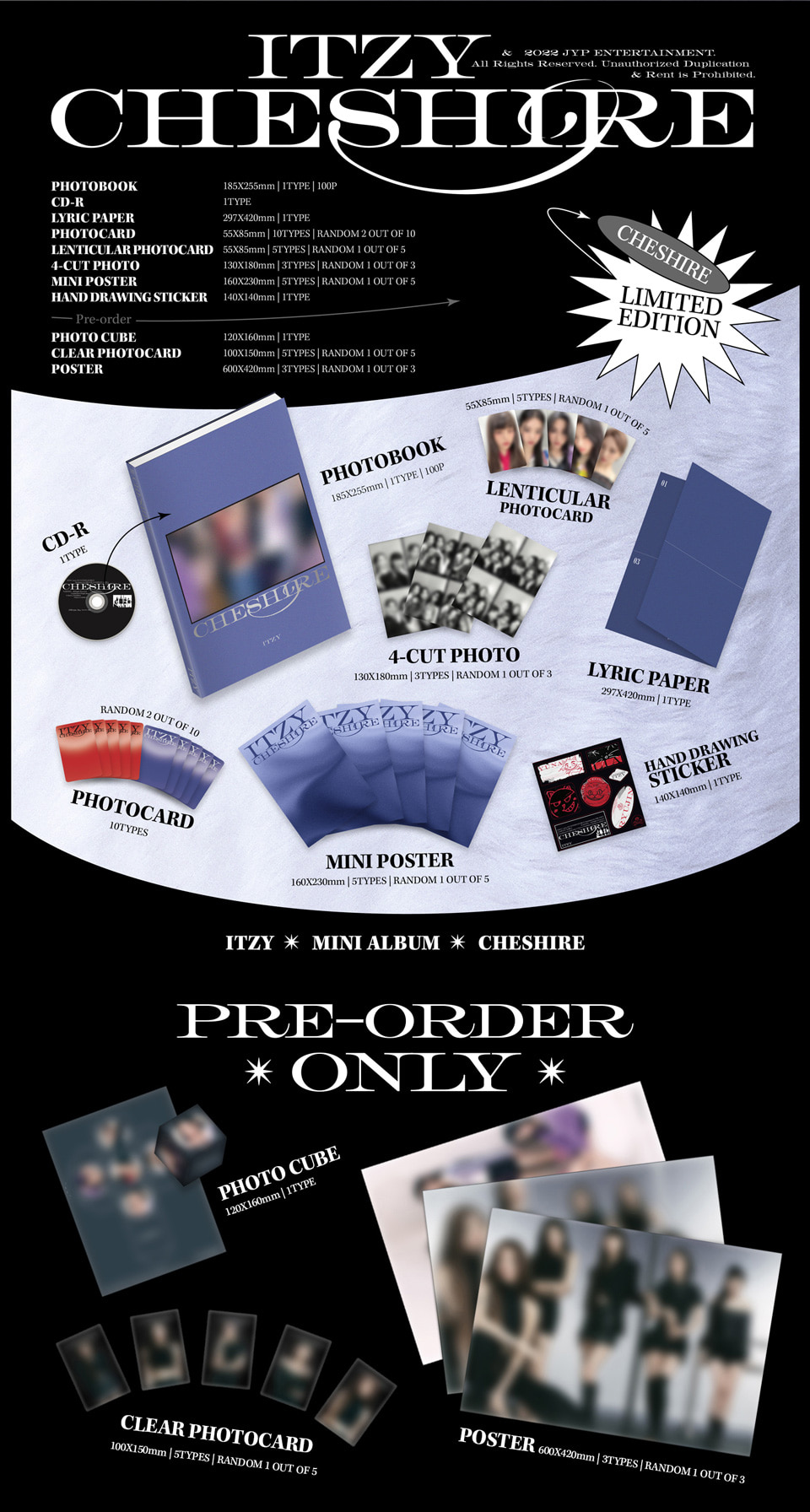 ITZY CHESHIRE LIMITED EDITION | JYP SHOP