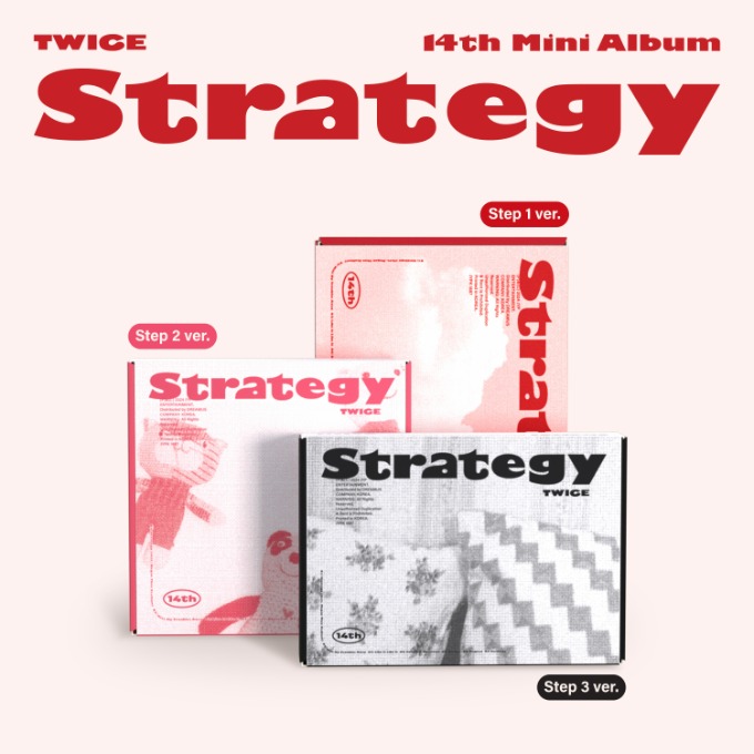 SET] TWICE 14th Mini Album STRATEGY (Step1 ver. / Step2 ver