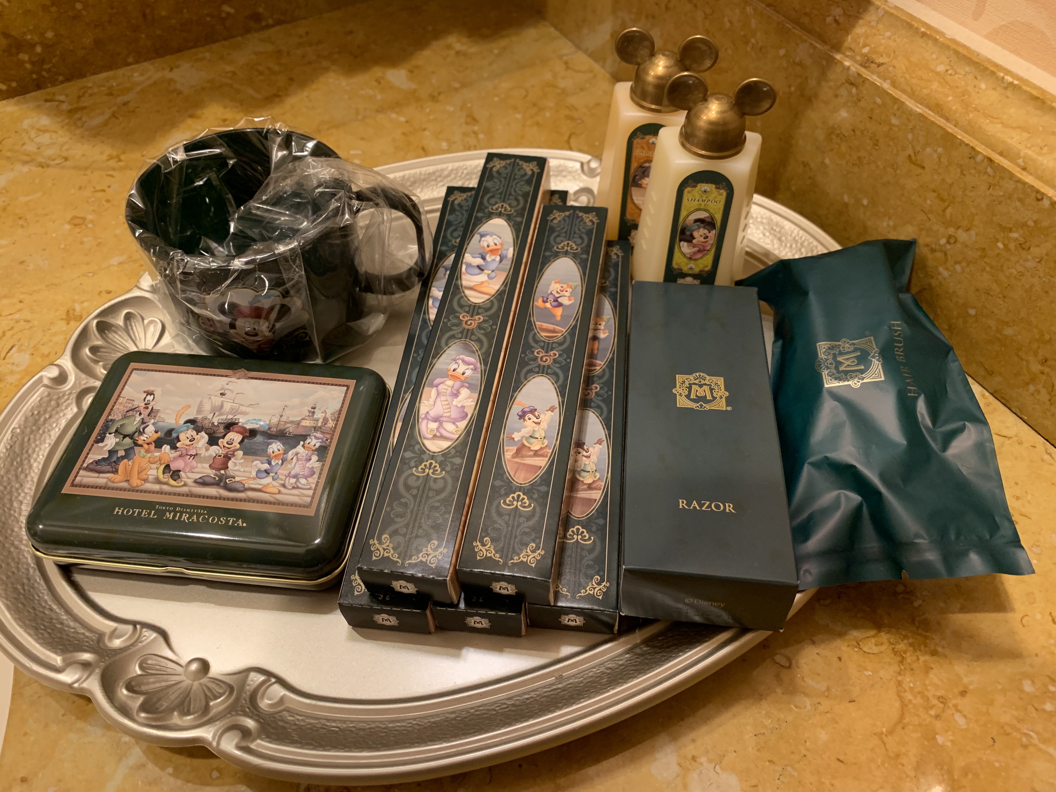 ミラコスタ》ルームアメニティーはエレガントなデザインだよ〜≪2020年