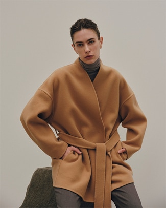 秋一番に買いたいおすすめの名品コートとニット【SOÉJU（ソージュ）の