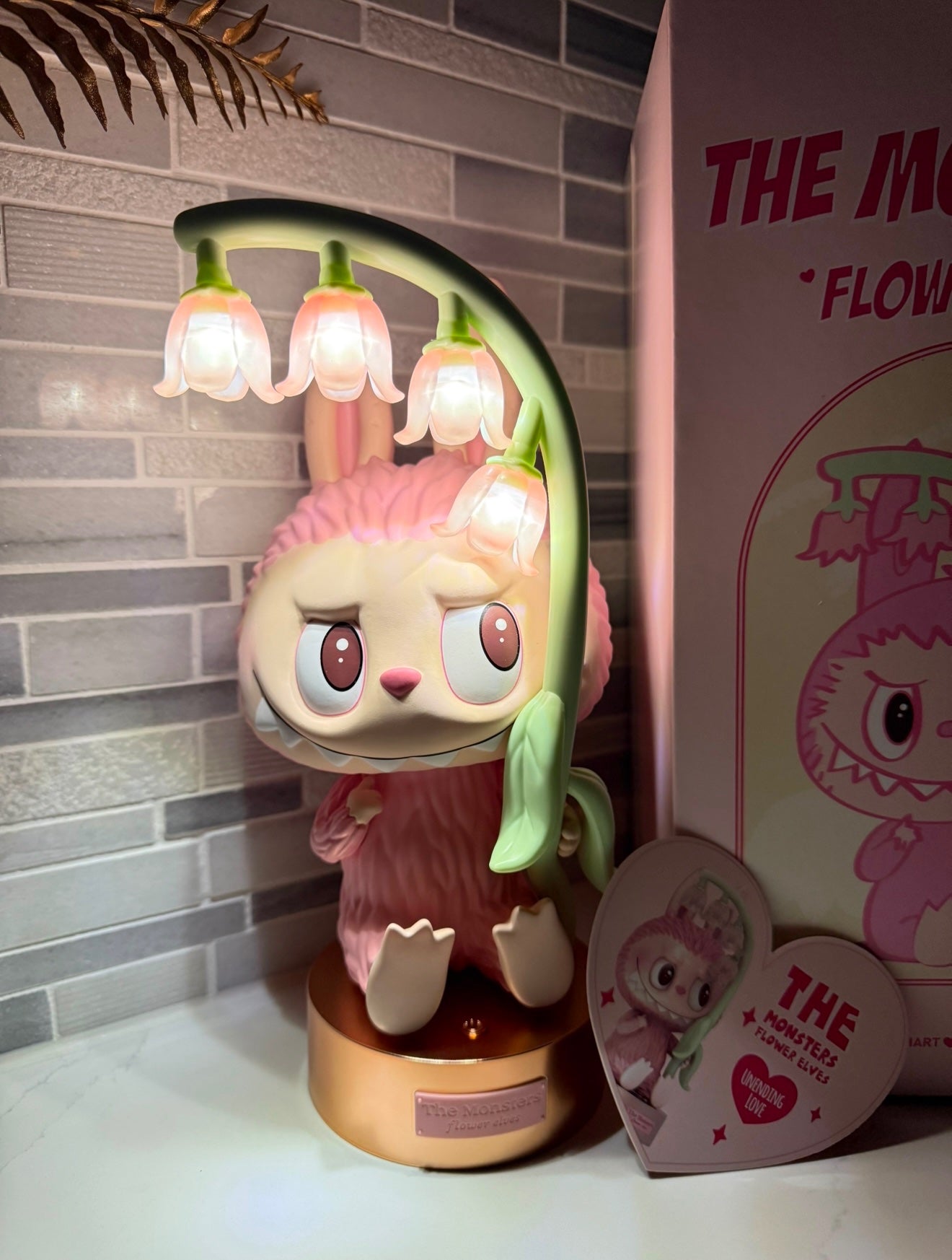Unending Love - The Monsters LABUBU Flower Elves Lamp - POP Mart