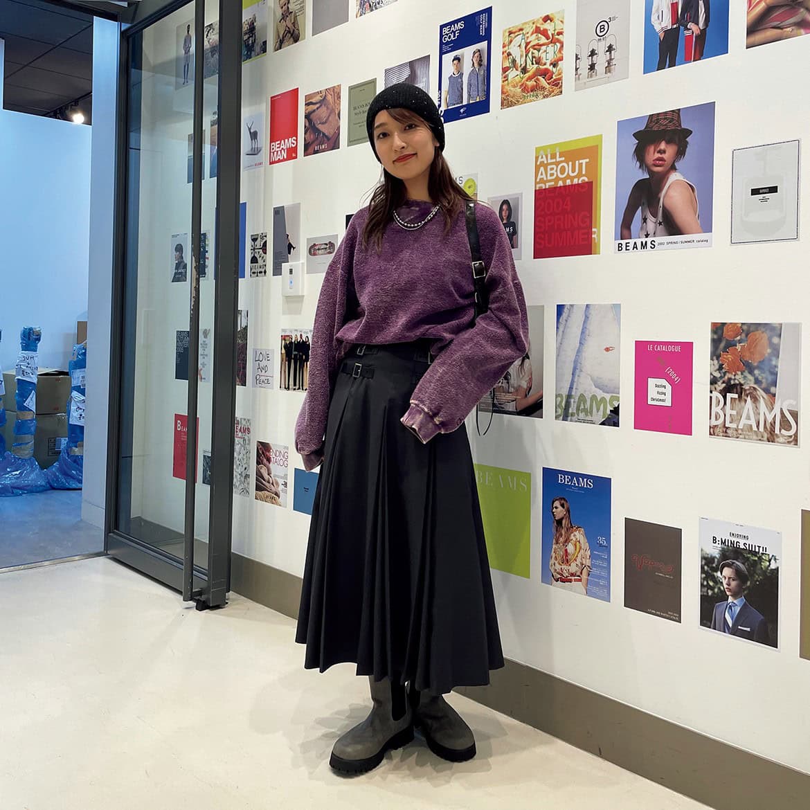 SNAP】まるで古着のような色褪せ感スウェット！松本佳菜子さん｜【公式