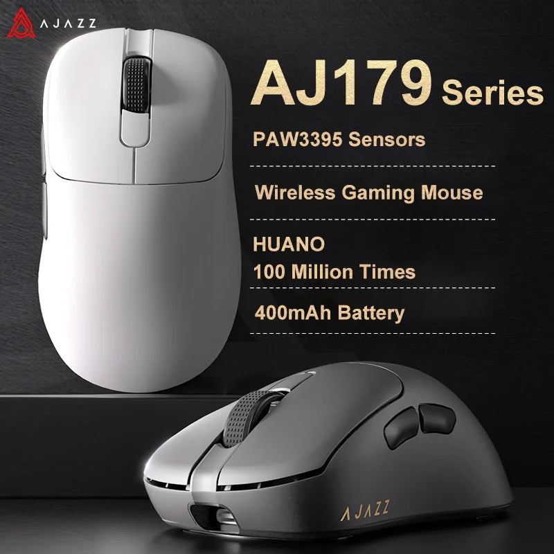 AJAZZ AJ179 PRO PAW3395 8K Wireless Gaming Mouse with RGB Charging