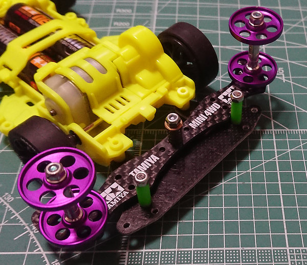 1軸 リヤATバンパー 作り方・作成方法 -作成編-【ミニ四駆 改造