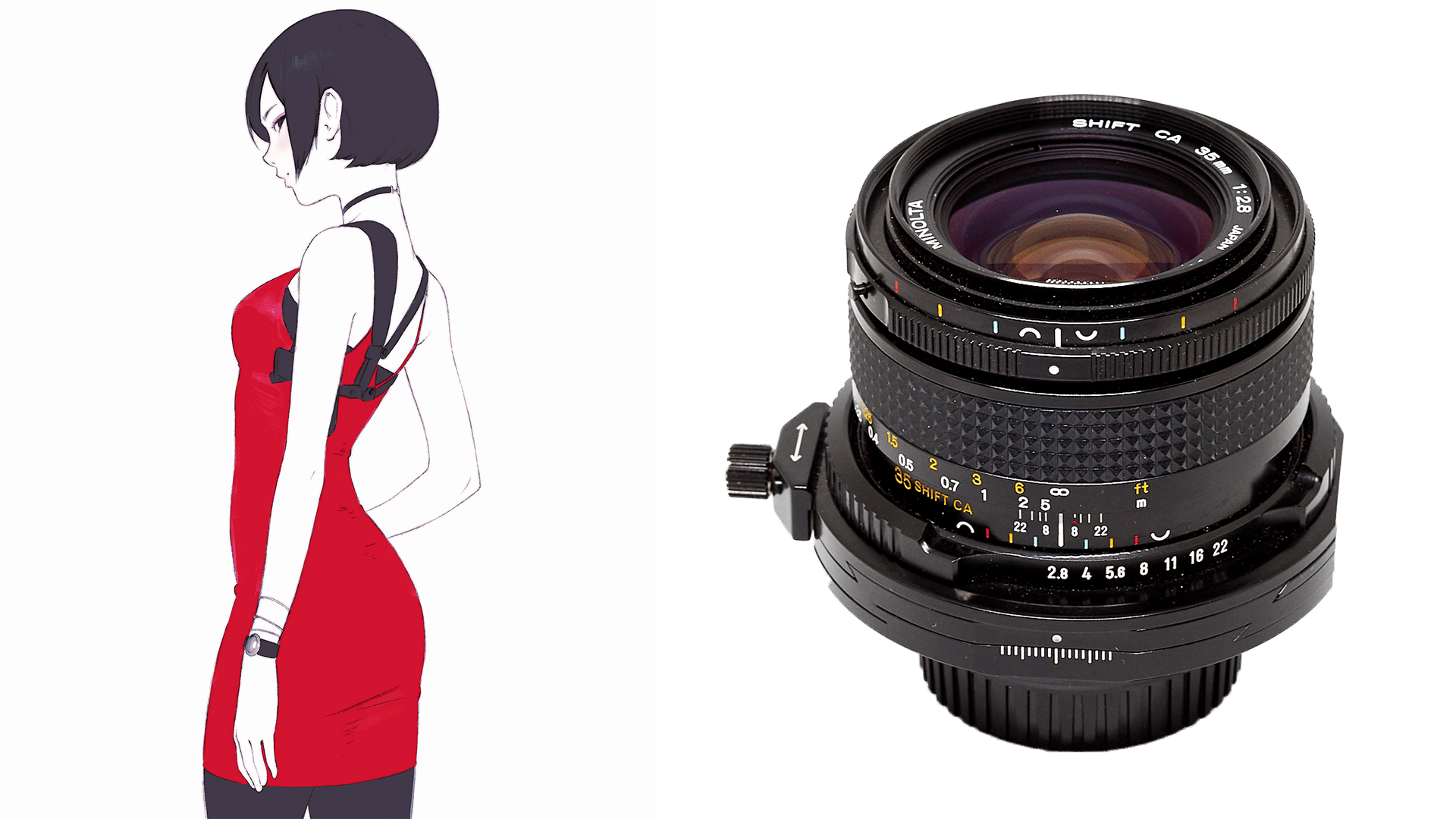 Minolta MD 35mm 1:2.8 Shift CA tests and review - Lens QA Works