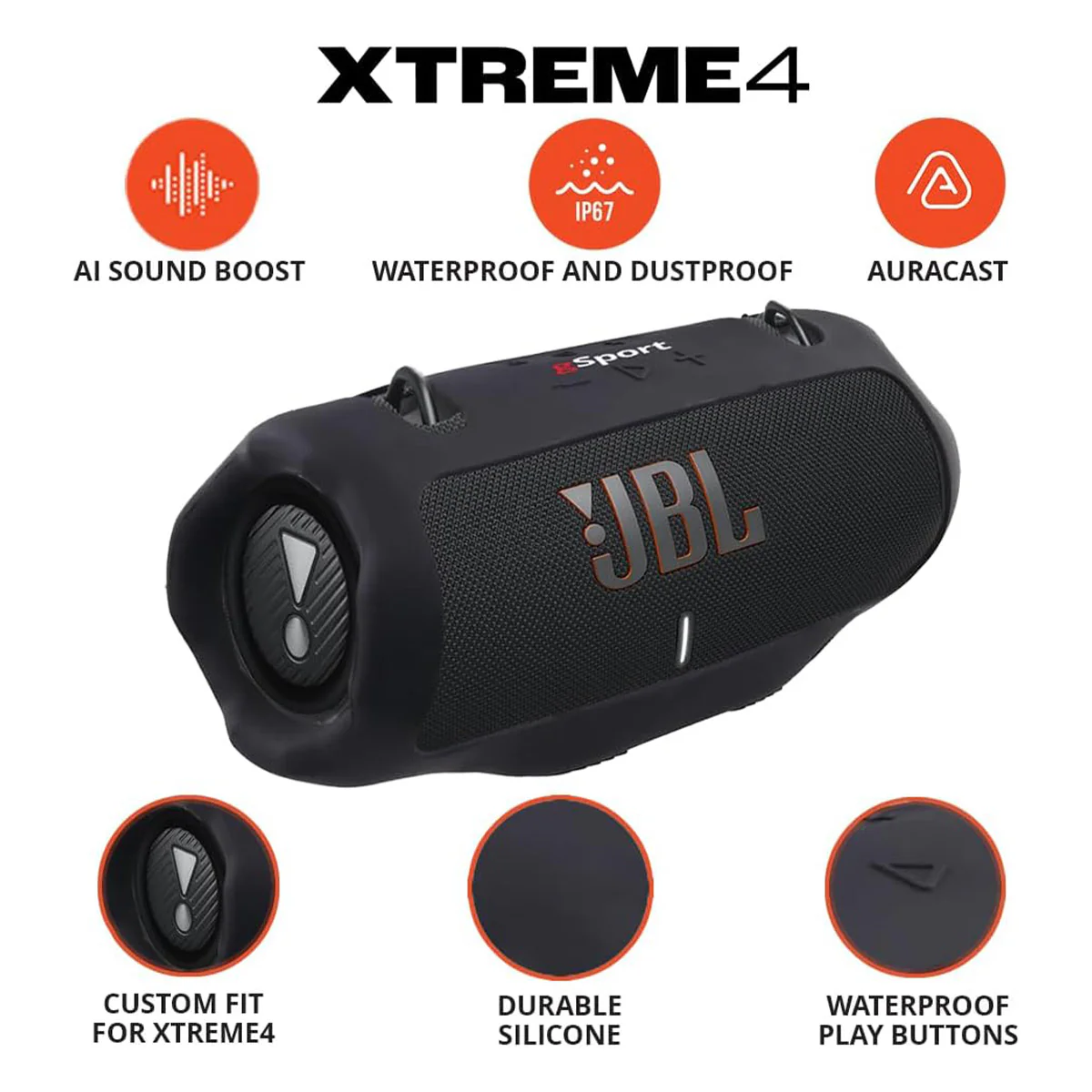 JBL Xtreme 4 Black | Miami Centers