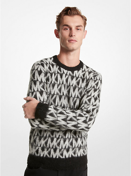 Brushed Logo Jacquard Sweater | Michael Kors Canada [CA]
