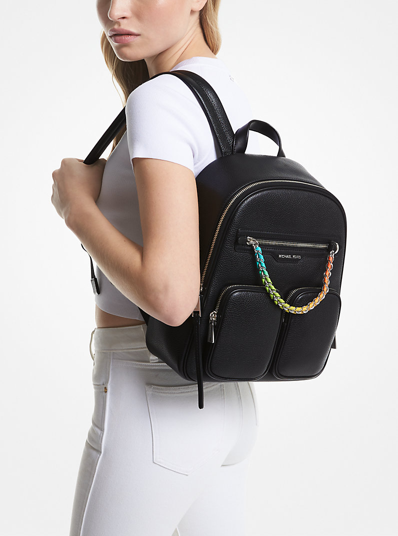 PRIDE Elliot Medium Pebbled Leather Backpack | Michael Kors [US]